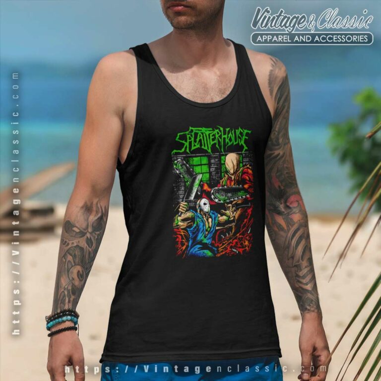 Boss Splatterhouse Game Tanktop Boss Splatterhouse Game Tanktop