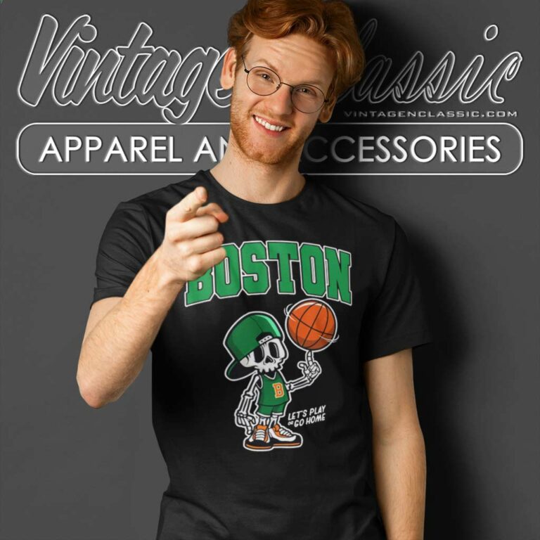 Boston Basketball Skeleton Mascot Classic T Shirt Boston Basketball Skeleton Mascot Classic T Shirt