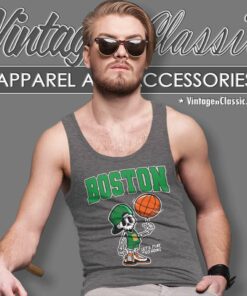 Boston Basketball Skeleton Mascot Classic Tank Top Racerback