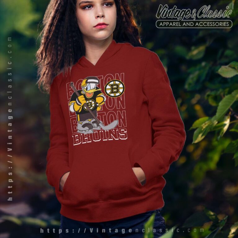 Boston Bruins Donald Duck Hockey Shirt Hoodie Boston Bruins Donald Duck Hockey Shirt Hoodie