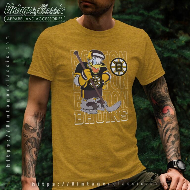 Boston Bruins Donald Duck Hockey Shirt T shirt Boston Bruins Donald Duck Hockey Shirt T shirt