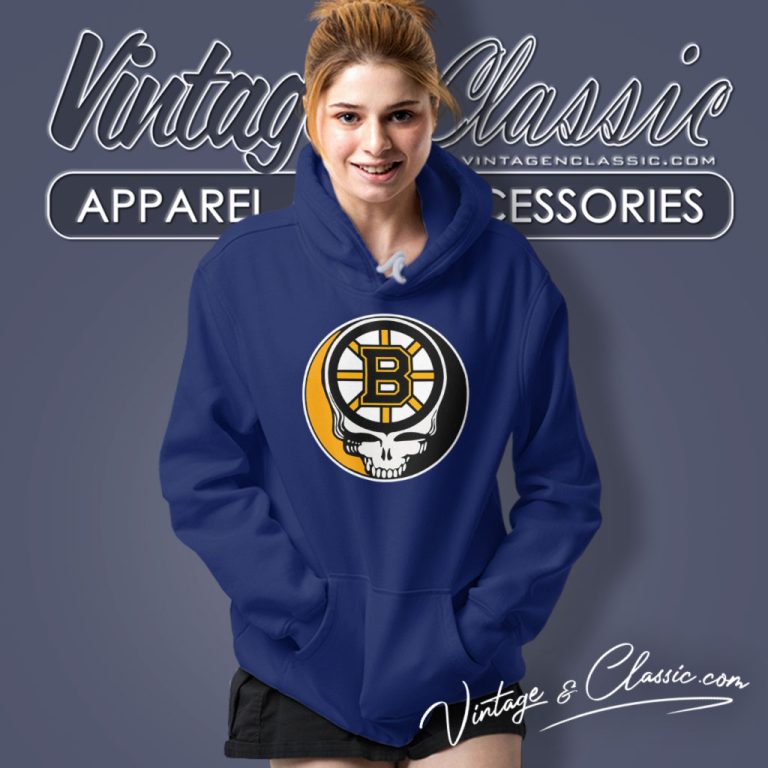 Boston Bruins Grateful Dead Steal Your Face Hockey Hoodie Boston Bruins Grateful Dead Steal Your Face Hockey Hoodie