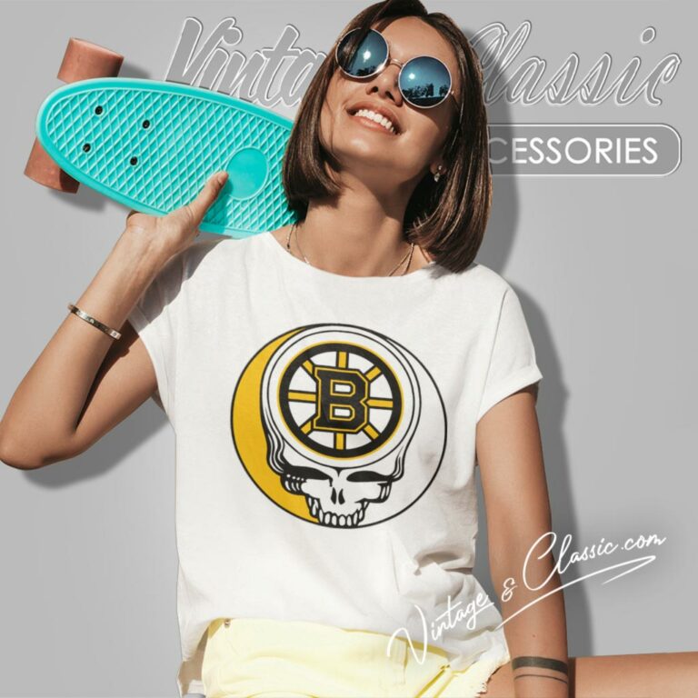 Boston Bruins Grateful Dead Steal Your Face Women T Shirt Boston Bruins Grateful Dead Steal Your Face Women T Shirt
