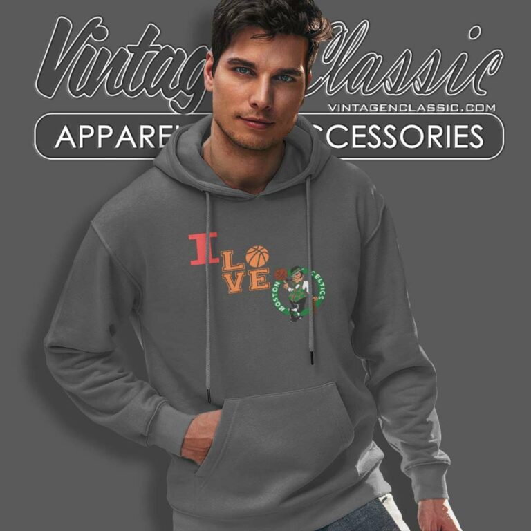 Boston Celtic Nba I Love Boston Hoodie Boston Celtic Nba I Love Boston Hoodie