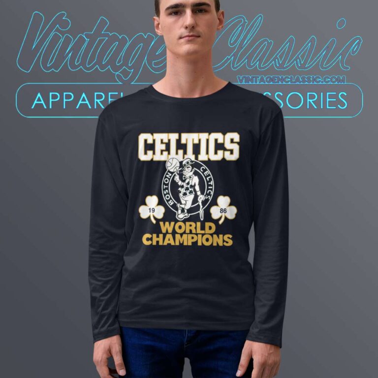 Boston Celtics 1986 Nba Champions Long Sleeve Tee Boston Celtics 1986 Nba Champions Long Sleeve Tee