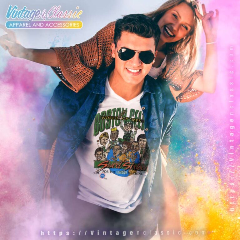 Boston Celtics 1986 World Championship Nba Basketball V Neck TShirt Boston Celtics 1986 World Championship Nba Basketball V Neck TShirt