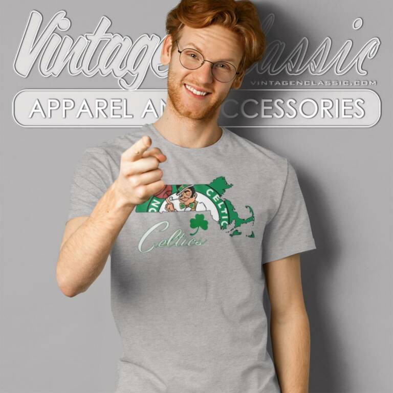 Boston Celtics Basketball Map Logo T Shirt Boston Celtics Basketball Map Logo T Shirt