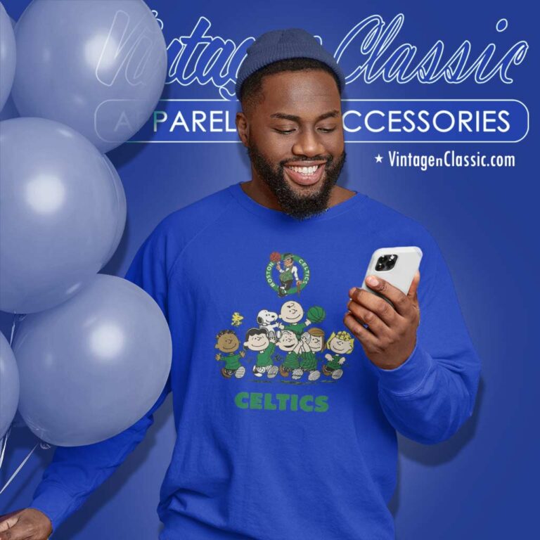 Boston Celtics Basketball Snoopy Celtics Sweatshirt Boston Celtics Basketball Snoopy Celtics Sweatshirt