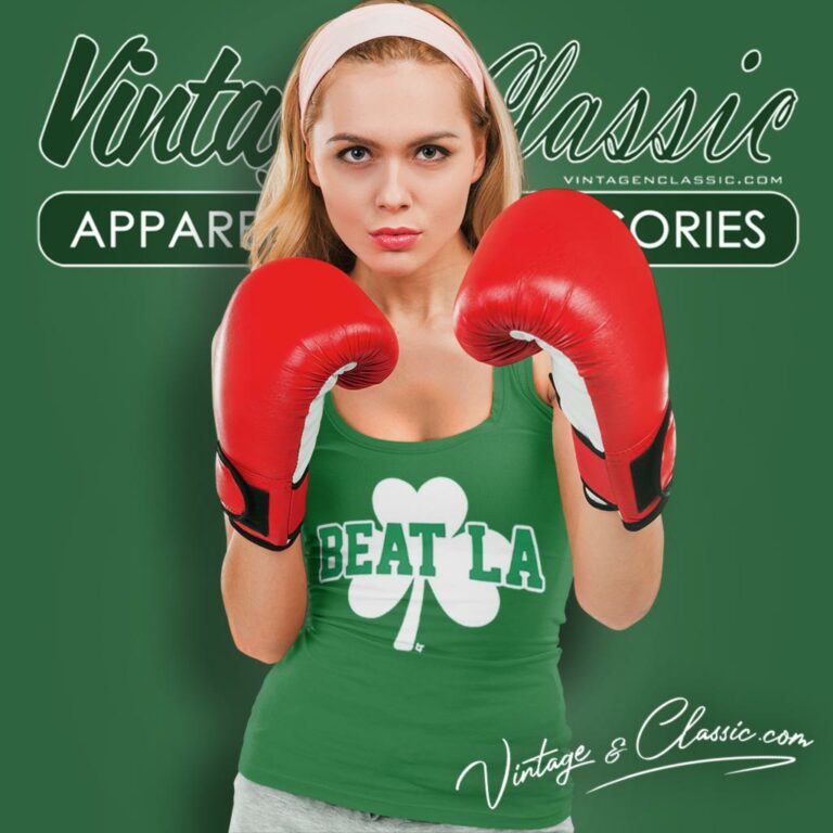 Boston Celtics Beat La Tank Top Racerback Boston Celtics Beat La Tank Top Racerback