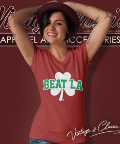 Boston Celtics Beat La V Neck TShirt
