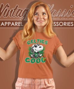 Boston Celtics Cool Snoopy Women T Shirt
