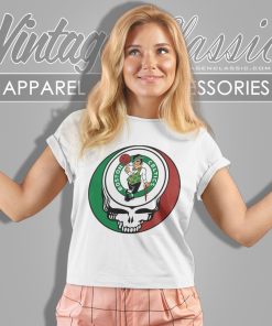 Boston Celtics Grateful Dead Steal Your Face Women T Shirt