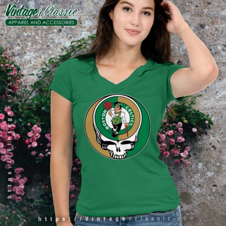 Boston Celtics Grateful Dead V Neck Boston Celtics Grateful Dead V Neck