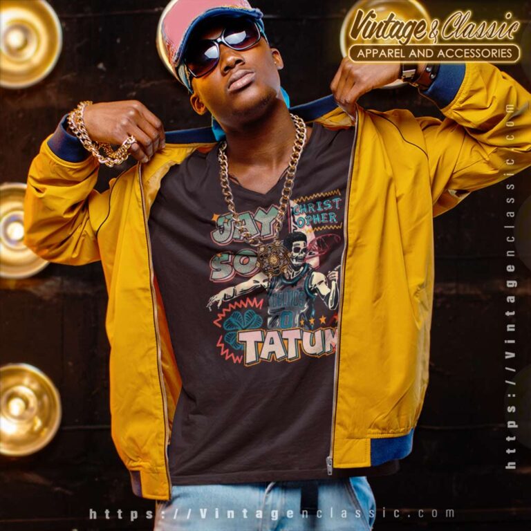 Boston Celtics Jayson Tatum Christopher V Neck TShirt Boston Celtics Jayson Tatum Christopher V Neck TShirt