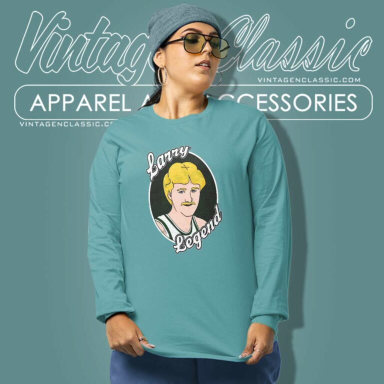 Boston Celtics Larry Legend Long Sleeve Tee Boston Celtics Larry Legend Long Sleeve Tee