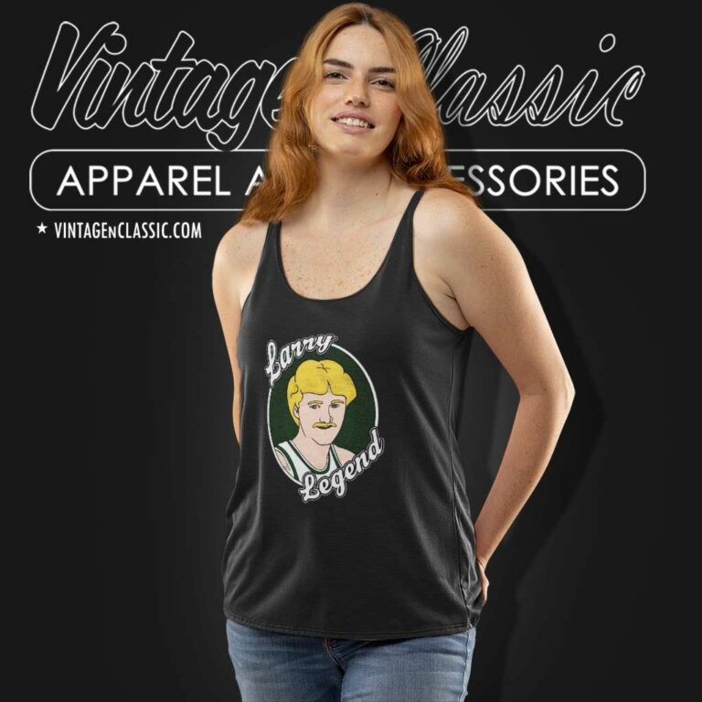 Boston Celtics Larry Legend Tank Top Racerback Boston Celtics Larry Legend Tank Top Racerback