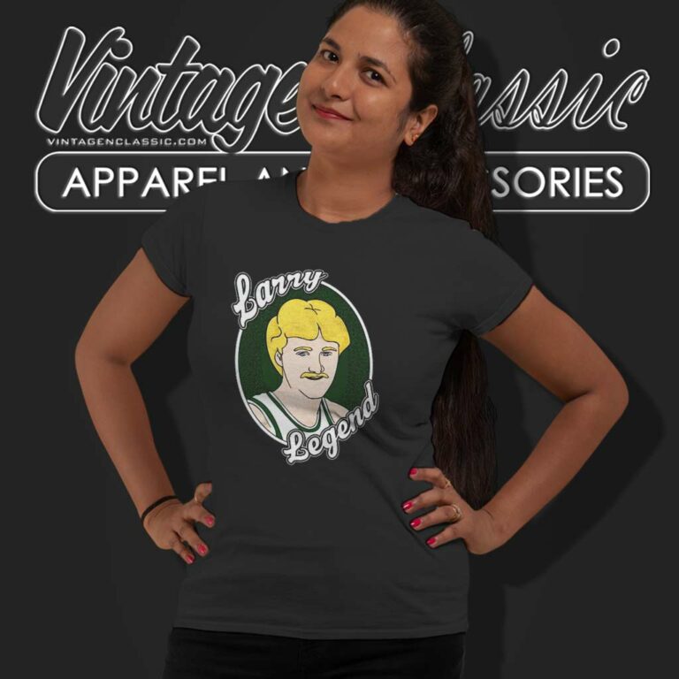 Boston Celtics Larry Legend Women TShirt Boston Celtics Larry Legend Women TShirt