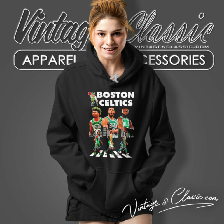 Boston Celtics Marcus Smart Jayson Tatum And Jaylen Brown Abbey Road Signatures Hoodie Boston Celtics Marcus Smart Jayson Tatum And Jaylen Brown Abbey Road Signatures Hoodie