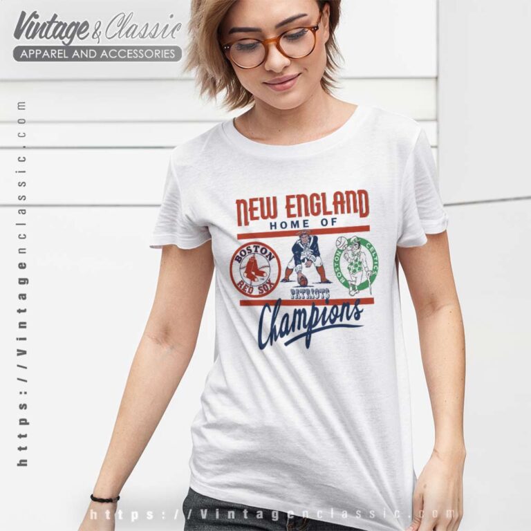 Boston Celtics New England Patriots Boston Red Sox Logo Women TShirt Boston Celtics New England Patriots Boston Red Sox Logo Women TShirt