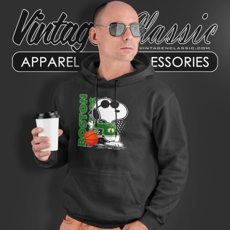 Boston Celtics Snoopy Joe Cool Hoodie Boston Celtics Snoopy Joe Cool Hoodie