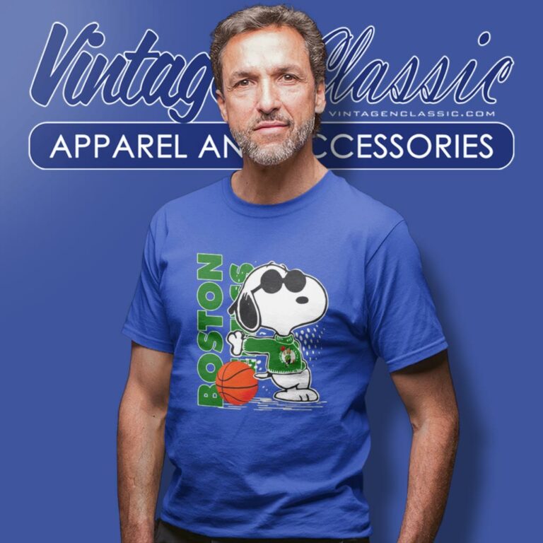 Boston Celtics Snoopy Joe Cool T Shirt Boston Celtics Snoopy Joe Cool T Shirt