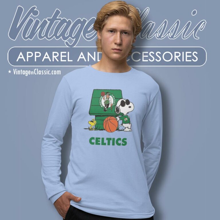 Boston Celtics Snoopy Long Sleeve Tee Boston Celtics Snoopy Long Sleeve Tee