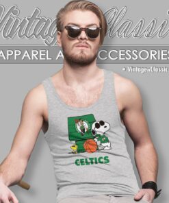 Boston Celtics Snoopy Tank Top Racerback