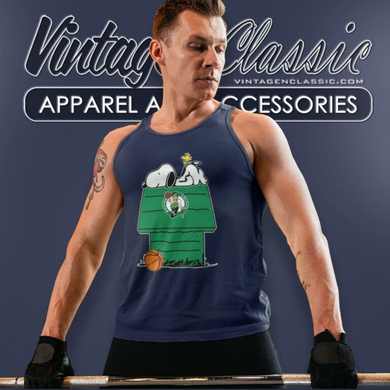 Boston Celtics Snoopy Woodstock Resting Together Tank Top Racerback Boston Celtics Snoopy Woodstock Resting Together Tank Top Racerback