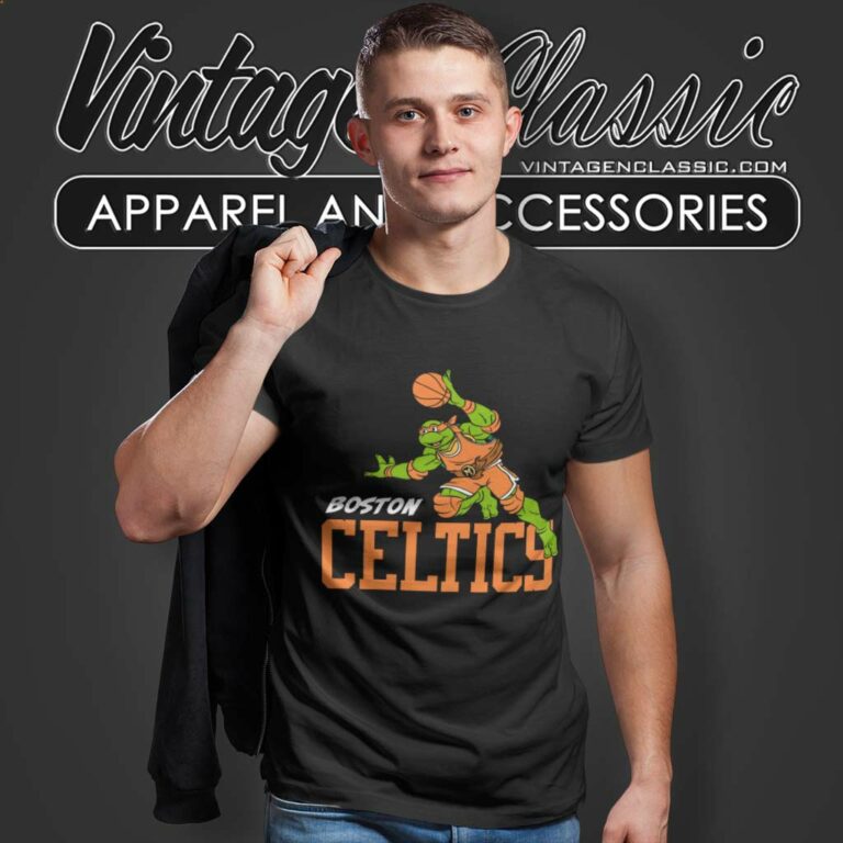 Boston Celtics X Teenage Mutant Ninja Turtles T Shirt Boston Celtics X Teenage Mutant Ninja Turtles T Shirt