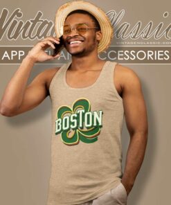 Boston Clover With Celtics Boston Nba Tank Top Racerback