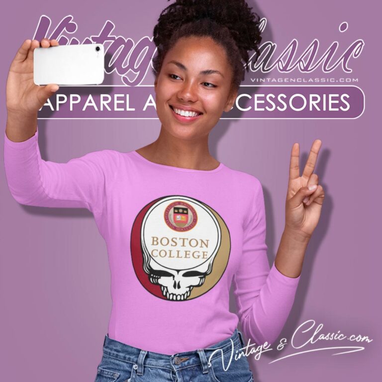 Boston College Grateful Dead Steal Your Face Long Sleeve Tee Boston College Grateful Dead Steal Your Face Long Sleeve Tee