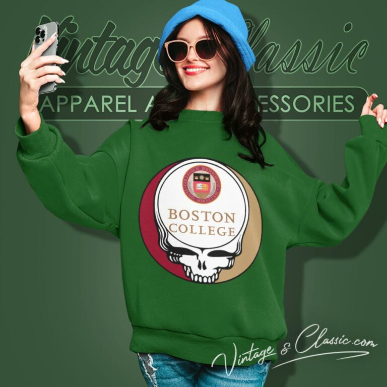 Boston College Grateful Dead Steal Your Face Sweatshirt Boston College Grateful Dead Steal Your Face Sweatshirt