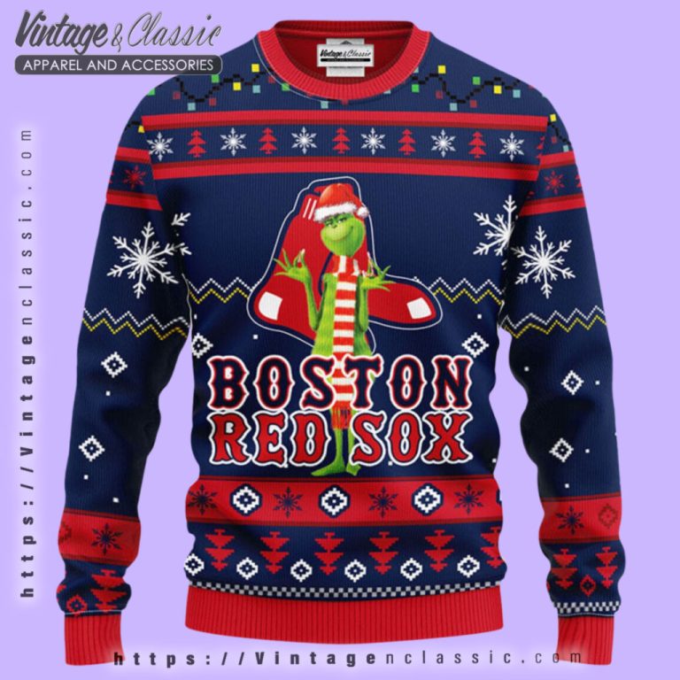 Boston Red Sox Grinch Ugly Christmas Sweater Ugly Christmas Sweater Boston Red Sox Grinch Ugly Christmas Sweater Ugly Christmas Sweater