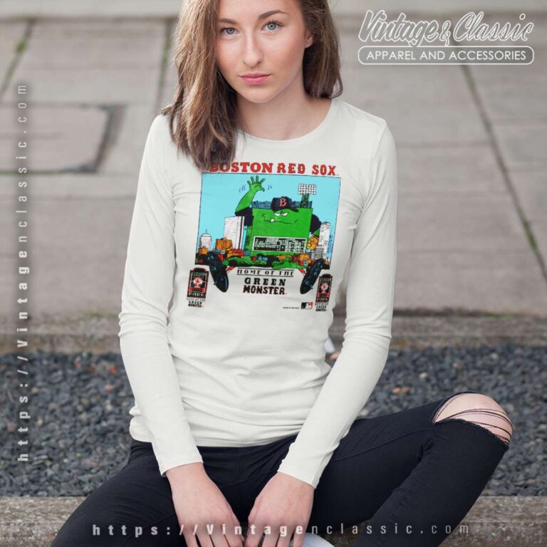 Boston Red Sox Home Of The Green Monster Long Sleeve Tee Boston Red Sox Home Of The Green Monster Long Sleeve Tee