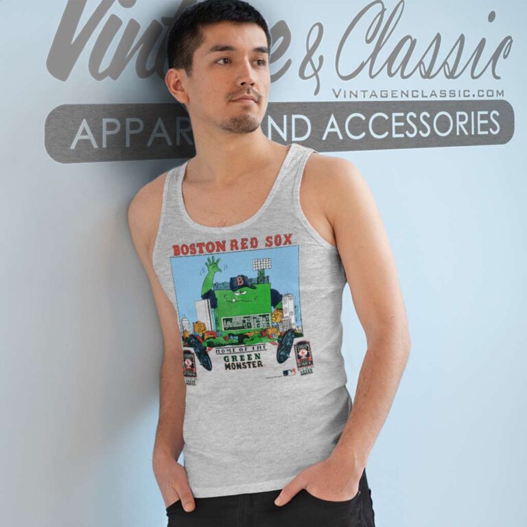 Boston Red Sox Home Of The Green Monster Tank Top Racerback Boston Red Sox Home Of The Green Monster Tank Top Racerback