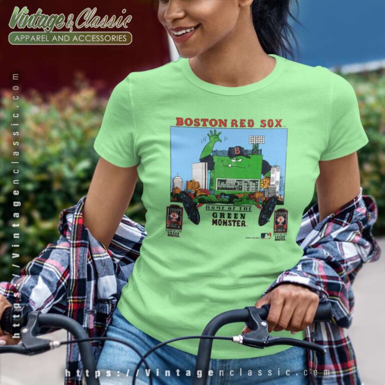 Boston Red Sox Home Of The Green Monster Women TShirt Boston Red Sox Home Of The Green Monster Women TShirt