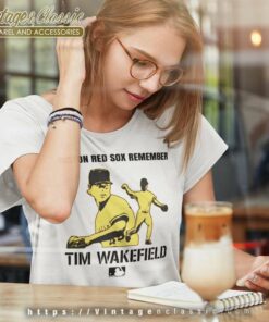 Boston Red Sox Rip Tim Wakefield 1966 2023 Women TShirt