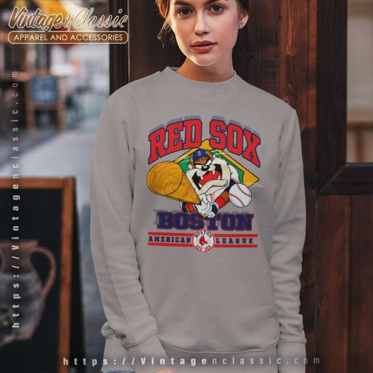 Boston Red Sox Tasmanian Devil Sweatshirt Boston Red Sox Tasmanian Devil Sweatshirt