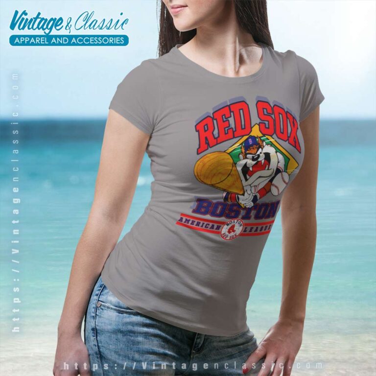 Boston Red Sox Tasmanian Devil Women TShirt Boston Red Sox Tasmanian Devil Women TShirt