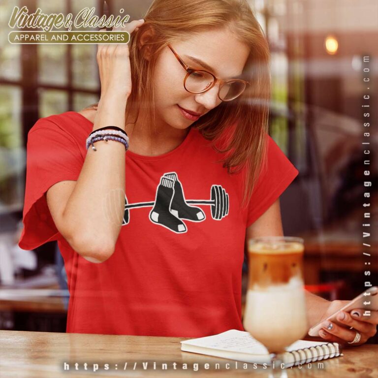 Boston Red Sox Weight Lifting Women TShirt Boston Red Sox Weight Lifting Women TShirt