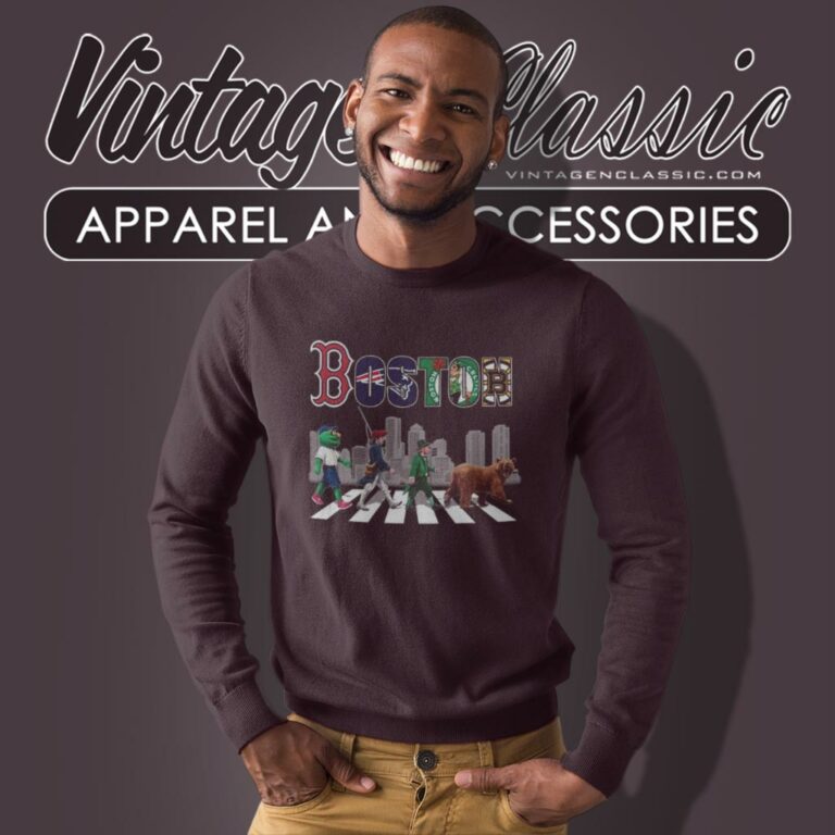 Boston Sport Team Mascot Abbey Road 2023 Mens Sweatshirt Boston Sport Team Mascot Abbey Road 2023 Mens Sweatshirt