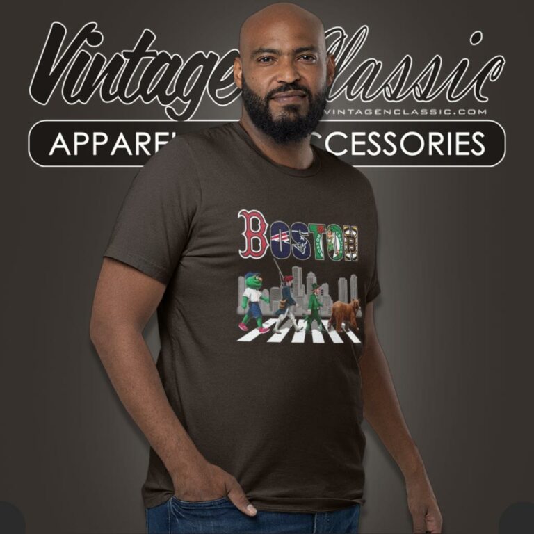 Boston Sport Team Mascot Abbey Road 2023 Mens T Shirt Boston Sport Team Mascot Abbey Road 2023 Mens T Shirt