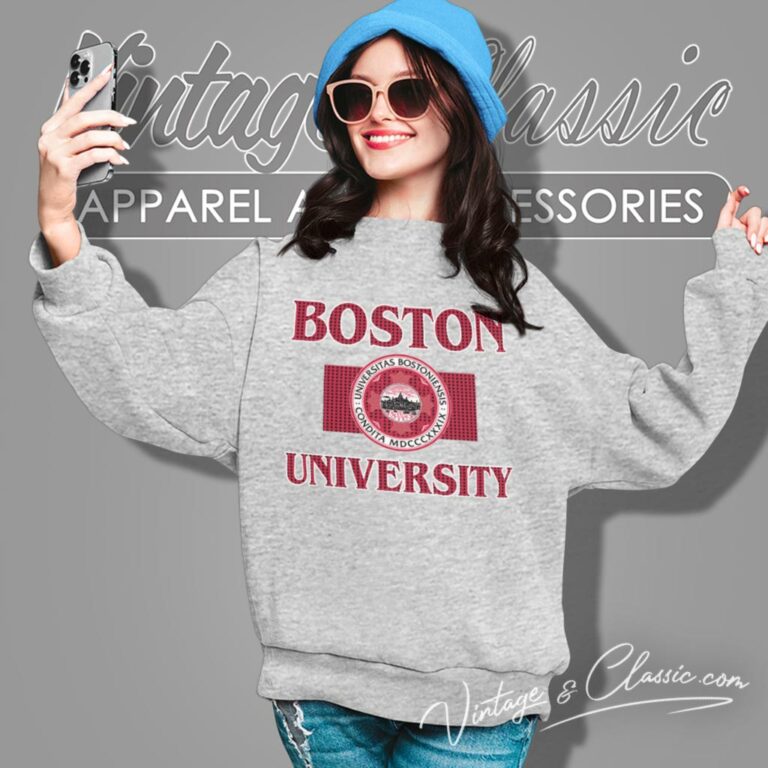 Boston University Big Logo Sweatshirt Boston University Big Logo Sweatshirt