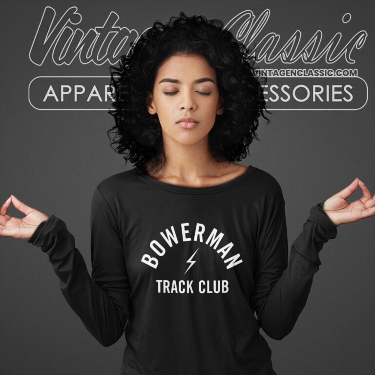 Bowerman Track Club Shirt Simple Design Graphic Tee Long Sleeve Tee Bowerman Track Club Shirt Simple Design Graphic Tee Long Sleeve Tee