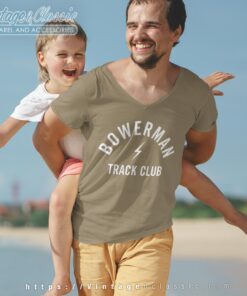 Bowerman Track Club Shirt Simple Design Graphic Tee V Neck TShirt
