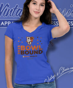Bowling Green Falcons 2023 Bowl Season Bound V Neck TShirt