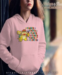 Bowser Love For Princess Peach Hoodie