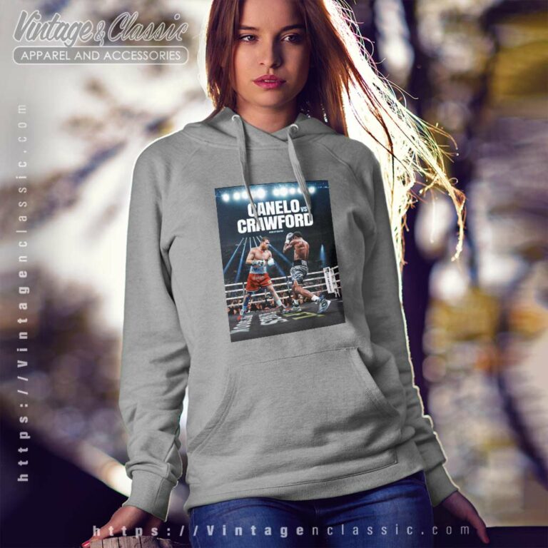 Boxing Canelo Vs Crawford Super Middleweight Poster Hoodie Boxing Canelo Vs Crawford Super Middleweight Poster Hoodie