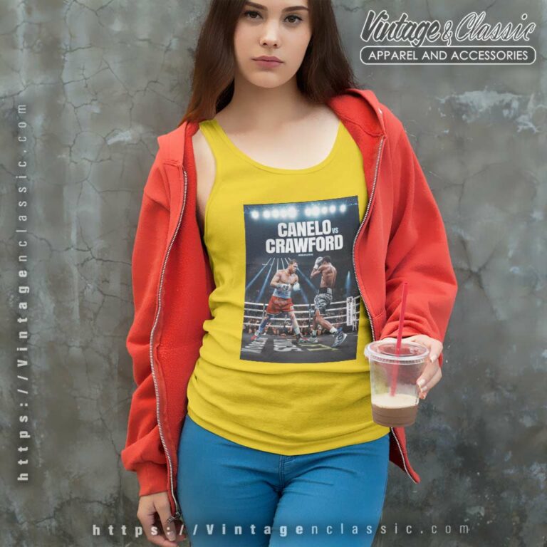 Boxing Canelo Vs Crawford Super Middleweight Poster Tank Top Racerback Boxing Canelo Vs Crawford Super Middleweight Poster Tank Top Racerback