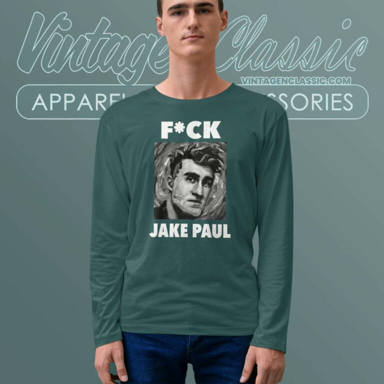 Boxing Fuck Jake Paul Long Sleeve Tee Boxing Fuck Jake Paul Long Sleeve Tee